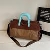Women Gym Tote Duffle Bag with Wet Pocket And Shoe Compartment Nylon Weekender Bag Overnight Tote for Travel Fitness Dance