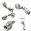 Suitable for Car and Motorcycle Brake Fisheye Stainless Steel Brake Hollow Steel Throat AN3 Oil Pipe Tee Banjo Joint
