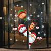 Merry Christmas Decoration for Home 2025 Wall Window Sticker Ornaments Garland New Year Festoon Christmas Decoration 2026