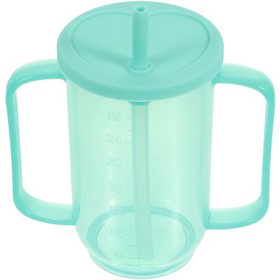 Erwachsenen-Trinkbecher 2 Griffe Plastikbecher Trinkbecher Behinderte Ältere Auslaufsicher Dysphagie-Becher Parkinson-Hilfen Leben