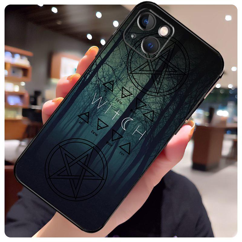 Witches Moon Witchy Mystery Totem Case For iPhone 15 Pro Max 14 13 12 11 16 17 Pro Max mini 15 16 Plus 16e 17 Air Phone Cover