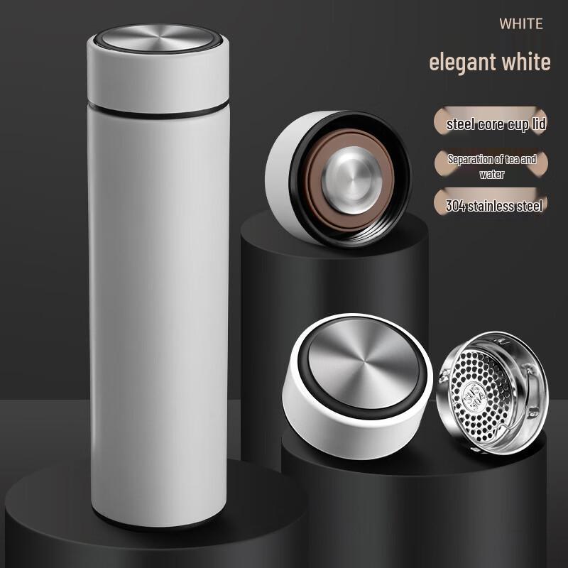 OLOEY 304 Stainless Steel Insulated Tea Infuser Mug 500ml