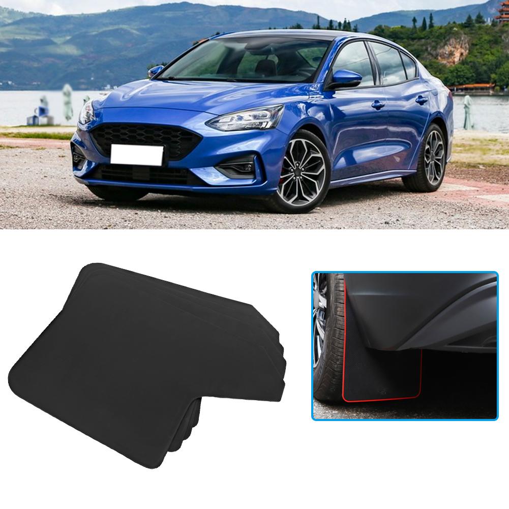 4Pcs Universal Mudguard Cover Mud Flap Guards Fenders Fit for Subaru Forester MF12BASBLK