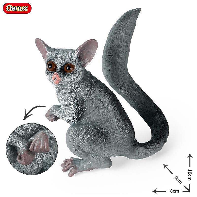 Oenux Simulation Wild Muroid Animal Squirre Mouse Sugar Glider lMarmot Rat Chinchilla Model Action Figures Lovely PVC Kids Toy