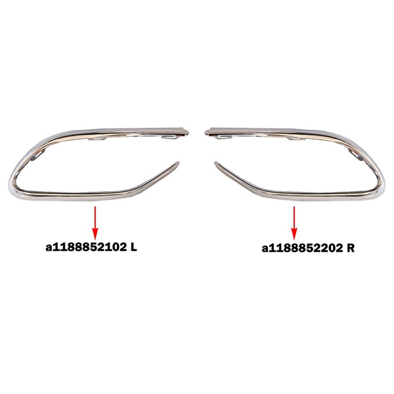 A1188852102L Rear Bumper Chrome Trim For Mercedes Benz CLA W118 C118 Left Replacement Parts-M53K