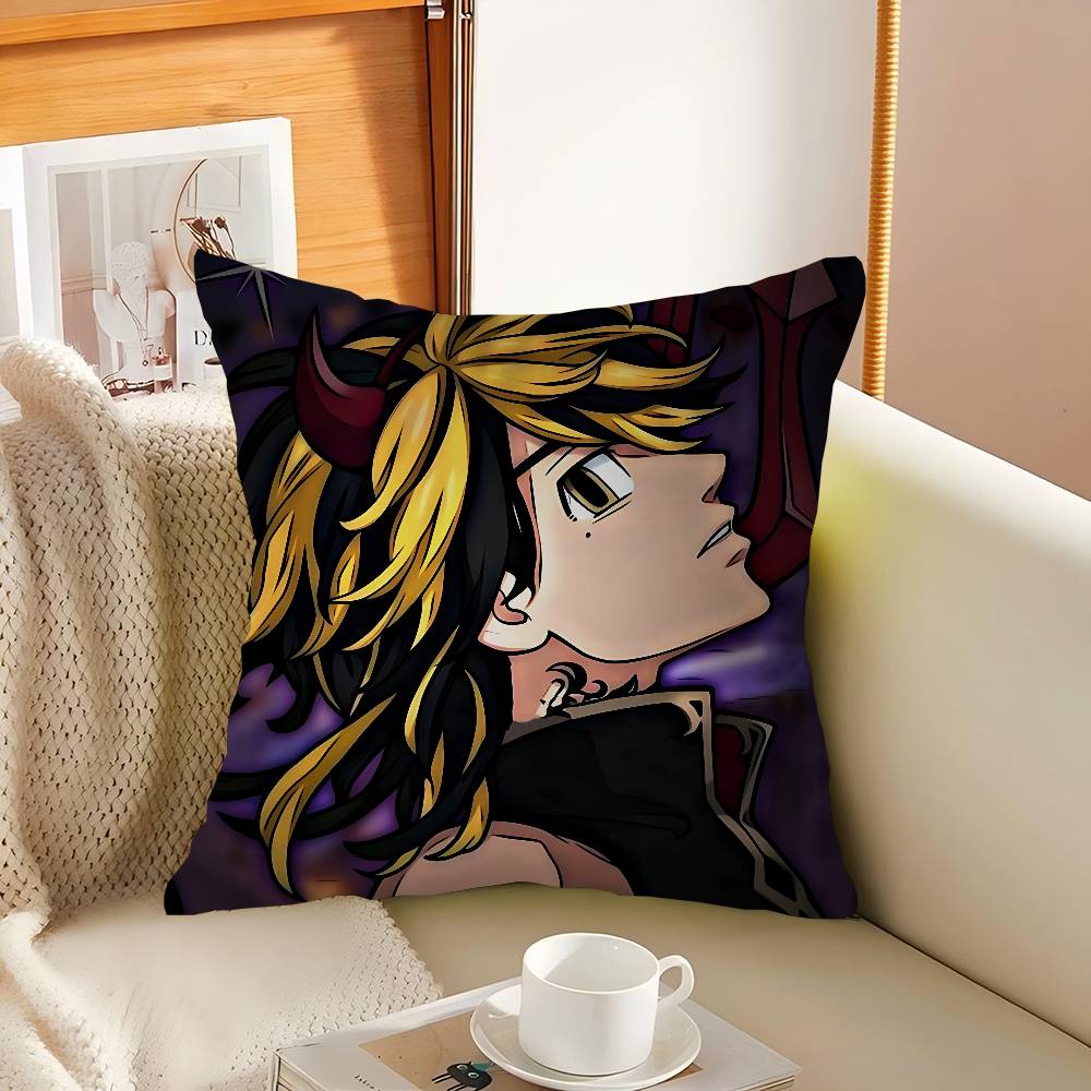 

Anime Hanemiya Kazutora Pillow Gift Home Office Decoration Bedroom Sofa Car Cushion Cover Case 45x45 16x16Inch