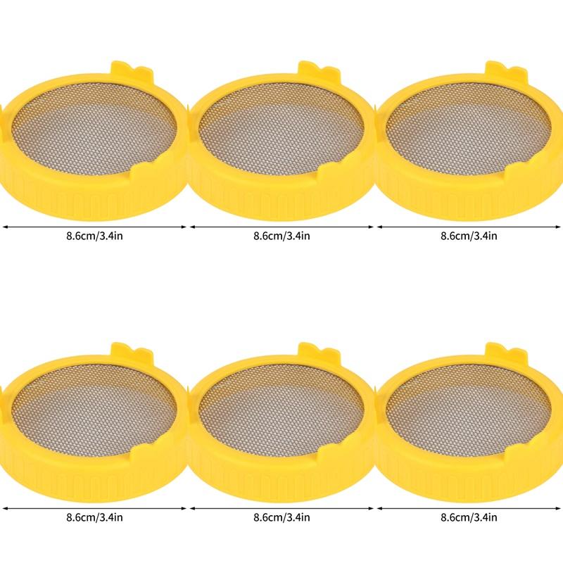 Seedling Cover 86Mm Seed Germination Cover Home Garden Supplies Sprouting Jar Lid Vegetable Seed Hydroponic Bean