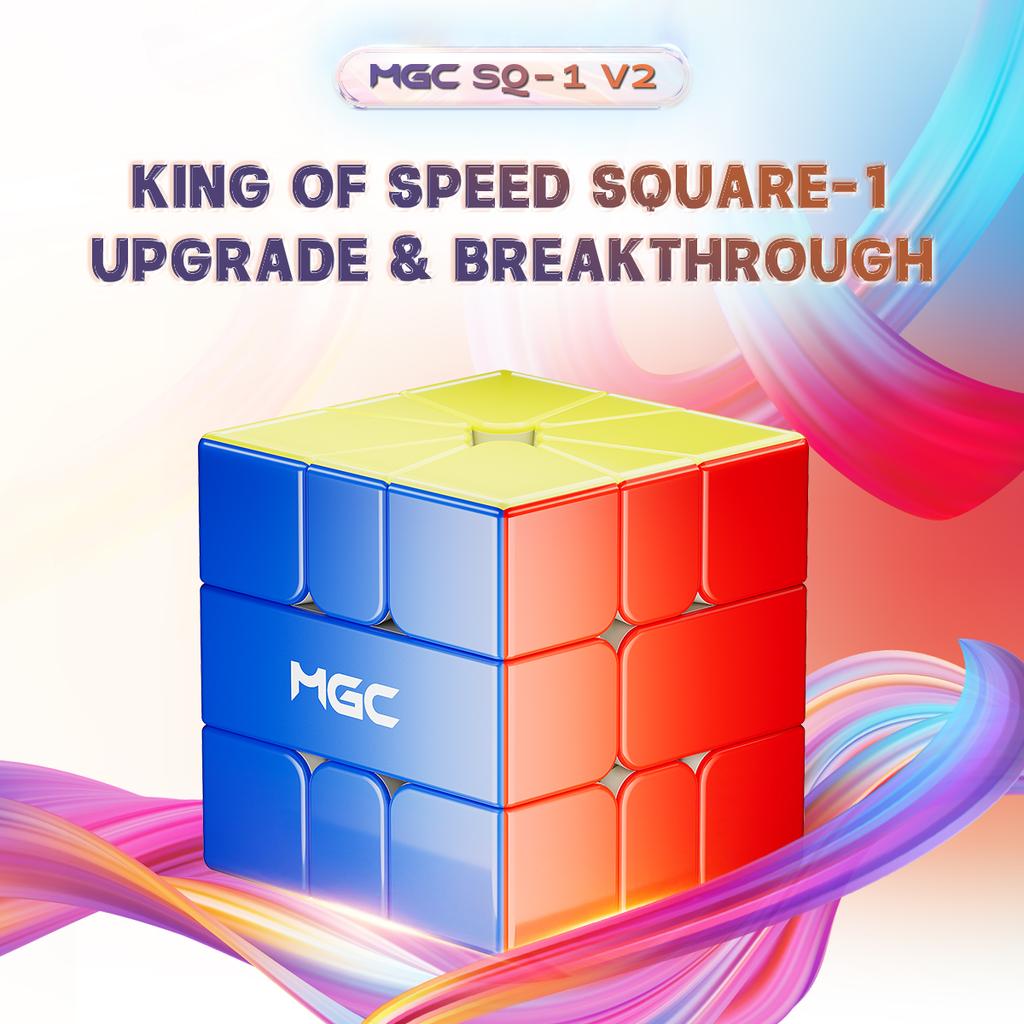 YongJun MGC SQ V2 Upgrade Edition Magnetic Speed Cube Competition Racing Anomalous Shape Intelligent Toy Twist Puzzle