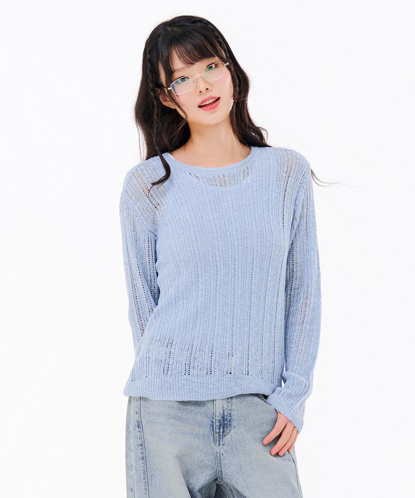 CHASECULT Women'S Net Knit Sweater-Fbrg5671C0D