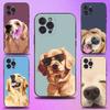 Cartoon Cocker Spaniel Phone Case For iPhone 17,16,15,14,13,12,11 Plus,Pro Max,XS,X,XR,SE,Mini,8,7,Soft Silicone Black Cover
