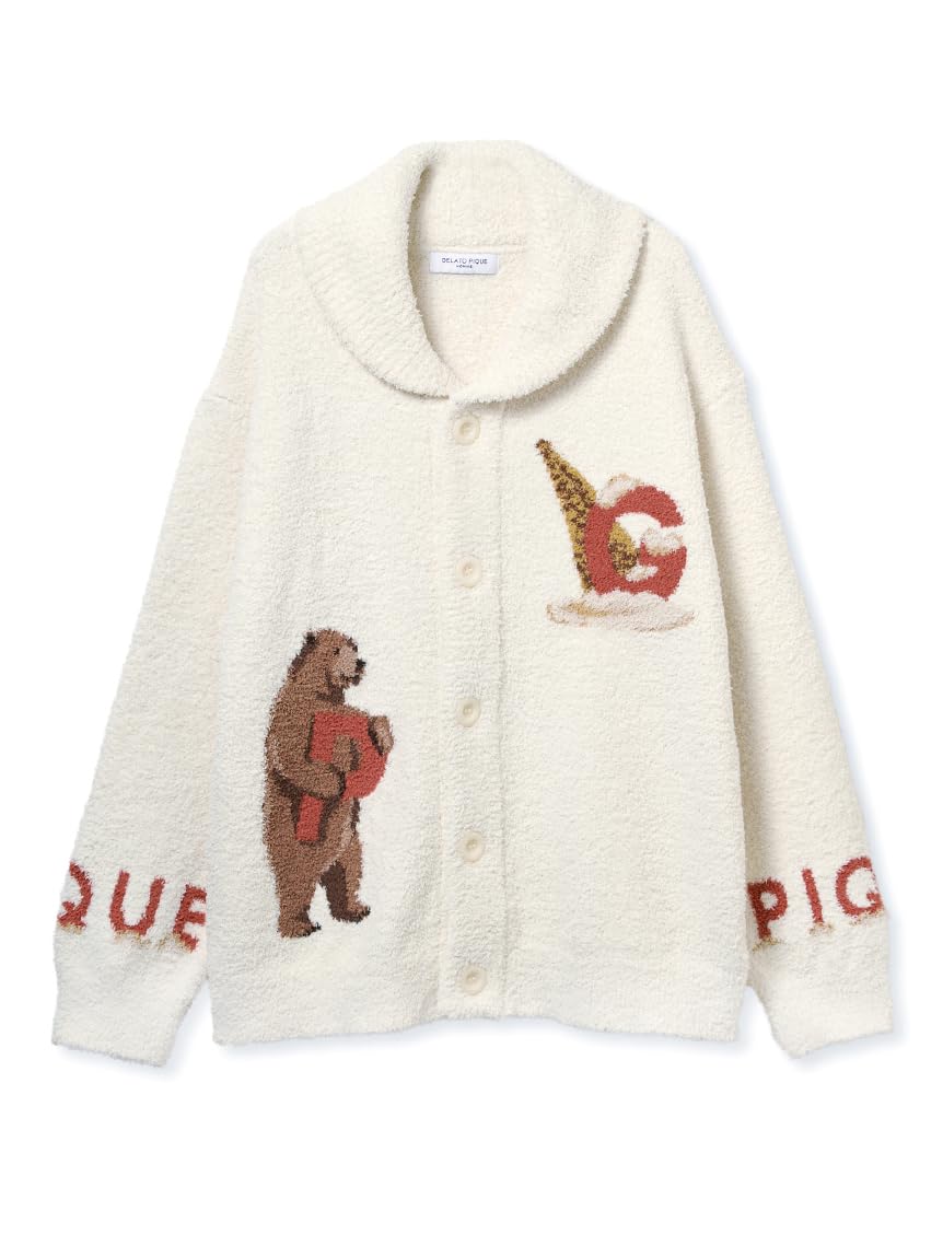 

Пудровый Лесной Медведь Жаккардовый Ковичан PMNT255955CRMM [HOMME]