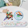 Color Matching Game Chic Birthday Gifts Interactive Toy Practical Clip Ball Puzzle for Nursery