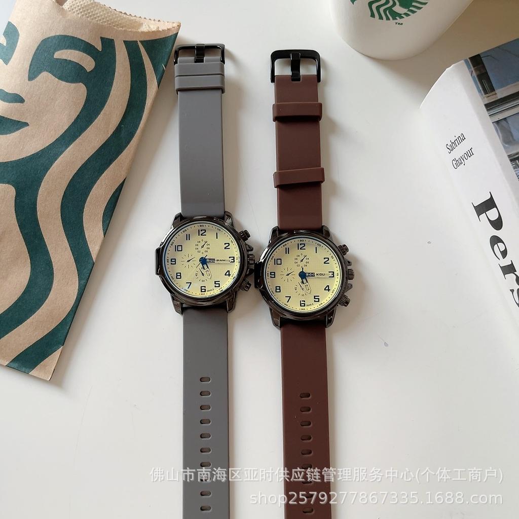 Trend Watch Male Teen Female Student Simple Casual Sports Silicone Neutral Watch