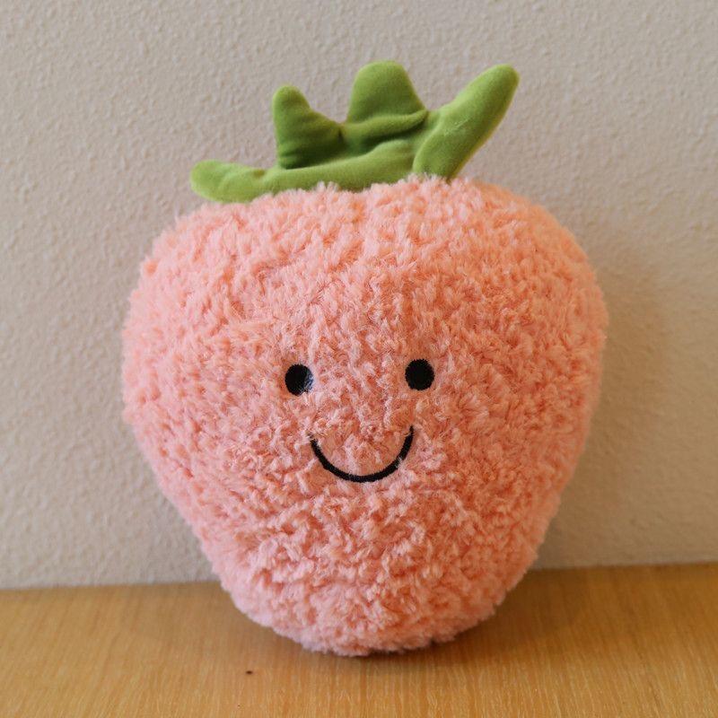 16-28CM Fruit Vegetable Plush Toy Cute Soft Watermelon Pineapple Banana Strawberry Mango Carrot Children's Christmas Gift