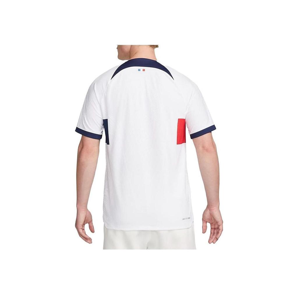 Nike Paris Saint-Germain Away Player Version Short-Sleeve Crew-Neck T-Shirt SS24 Season Men Tops White DX2619-101