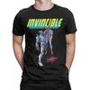 Unbesiegbare T-Shirts Unisex Baumwolle Neuheit T-Shirt Rundhals Roboter vs. Unsterbliche Tees Kurzarm Kleidung Sommer