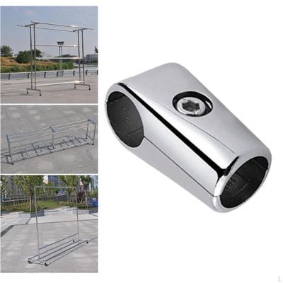 Aluminum Alloy Tube Pipe Connector Inner Diameter 0.98 Inch T Clamp for Boat Fence