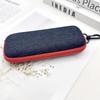 1PC Portable Eyewear Cases Cover Sunglasses Hard Case For Women Men Glasses Box With Lanyard Zipper Eyeglass Cases Protector