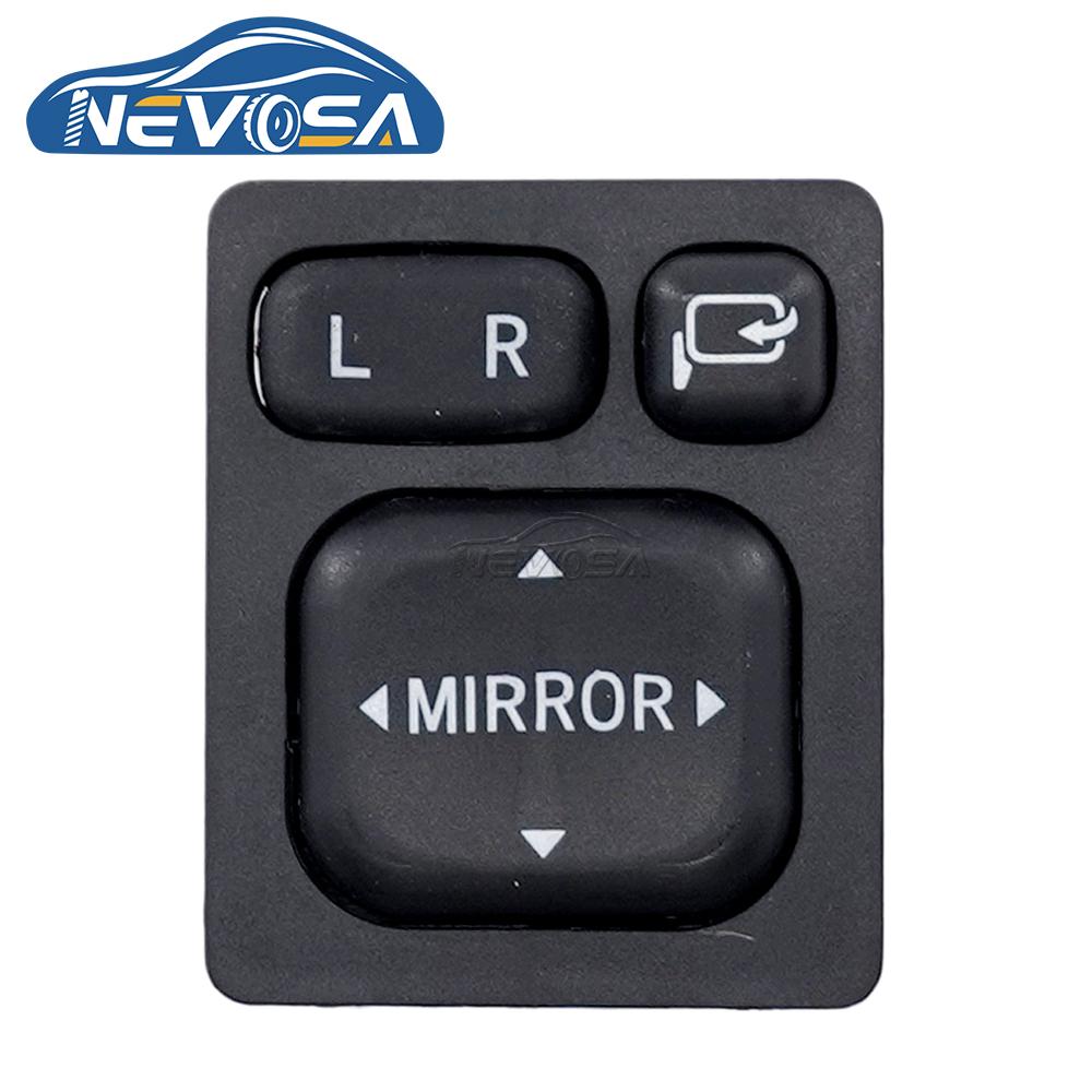NEVOSA 84872-52040 Rearview Folding Mirror Switch Adjustment Button For Toyota Corolla Scion Rav4 Vios Camry Lexus 84870-28020 84872-52040