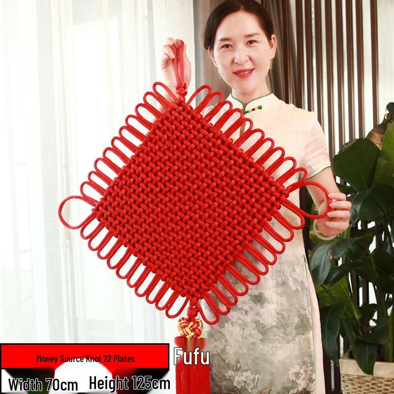 Chinese Knot Red Pendant - Spring Festival Living Room & Entrance Decoration