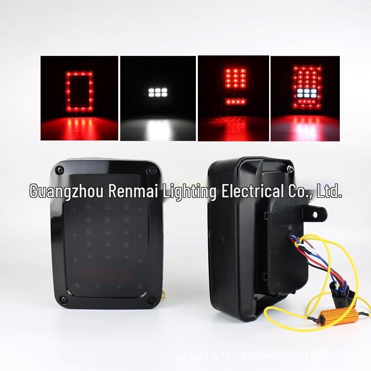 

Задние фонари Wrangler: Европейский и американский стандарт, Дымовые светодиоды для модификаций Jeep Wrangler American Standard Plug