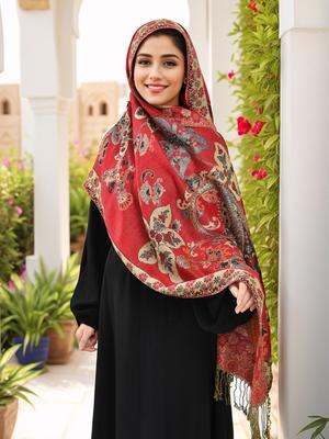 Paisley Printed Cotton Hijab Scarf Viscose Tassels Shawls Muslim Woman Hijabs Lady Long Wraps Ethnic Islim Turban Headband