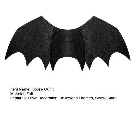 Halloweenský husí outfit Pavouk Netopýr Husí socha Kostým Husí oblečení s popruhy