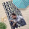 Football Player Sergio Ramos Towel Towel Beach Towel Oversized Quick Dry Towel Absorbent Soft Swim BeachTowels for Men Women