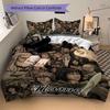Custom Textile Epic Fantasy Bedding 3 Piece Set HD Print Duvet Cover Pillowcases for Teens Adult Bedroom Decoration