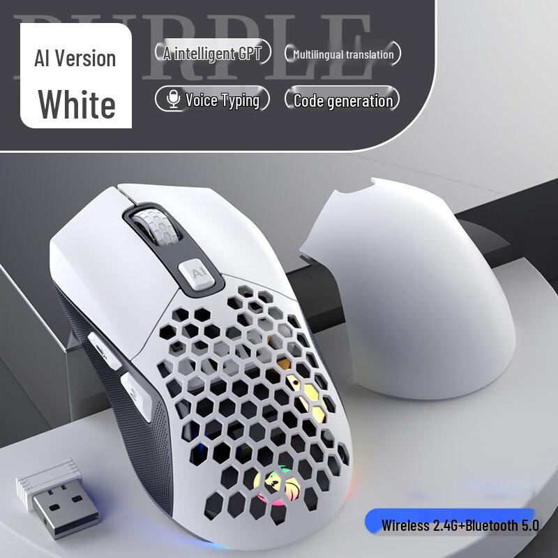 Zhanwei Dual-Mode AI Voice Mouse with Smart Translation