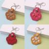 PU Leather Pet Hair Memorial Keychain Space Saving Hair Preservation Multifunctional Designs Portable Accessory