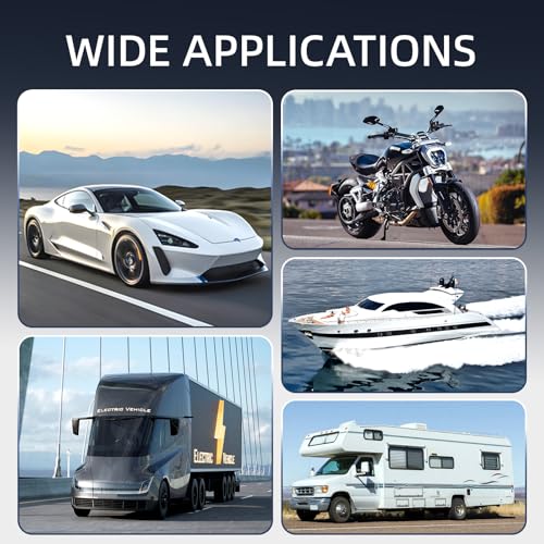 JOREST 120pcs Car Fuses for Car/Truck/Motorcycle (2A 3A 5A 7.5A 10A 15A 20A 25A 30A 35A 40A), Low Profile Flat Fuses + 1pc Fuse Clip