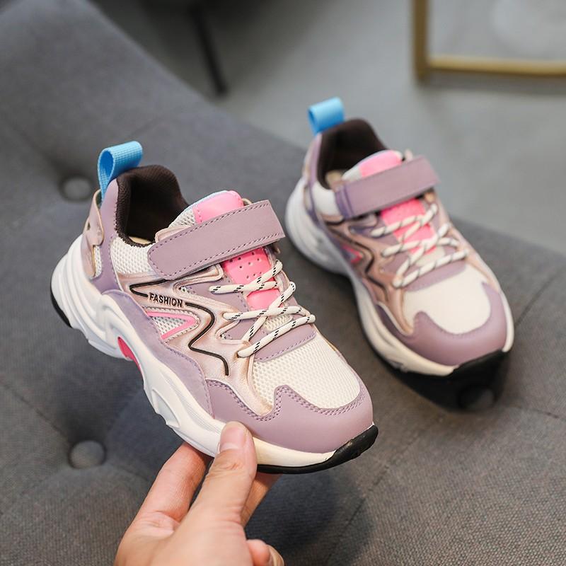 Pink Sneakers For Kids Girlsamp;#; Sports Shoes Newestthicksoled Boysamp;#; Shoes Big Childrenamp;#;S Studentsamp;#; Running Shoes Size