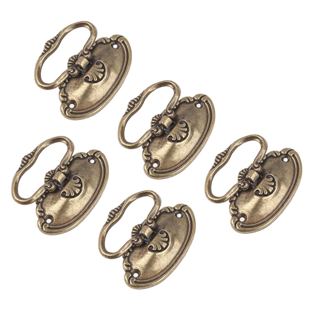 5pcs Furniture Handles Drawer Cabinet Handles Jewelry Box Decorative Pull Handles Vintage Drawer Knobs Furniture Hardware