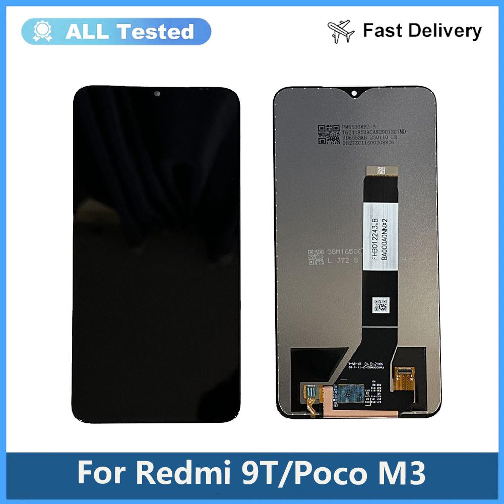 

LCD Screen and Digitizer Full Assembly For Redmi Note 9 4G RM 9T Poco M3