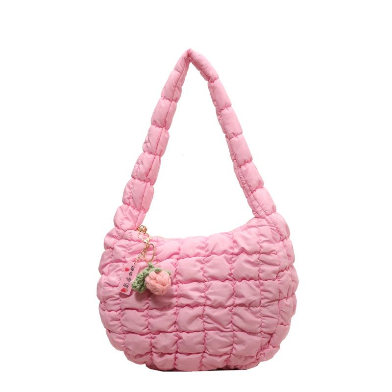 Korean Dongdaemun Women's Fashion Casual Cloud Pleated Shoulder Bag