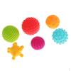 Baby Textured Set, 6pcs Colorful Sensory Ball Toy, Learning Grasping Soft Gift