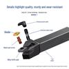 75° CNC External Turning Tool Holder - MSKNR/MSKNL1616H12 3232P12