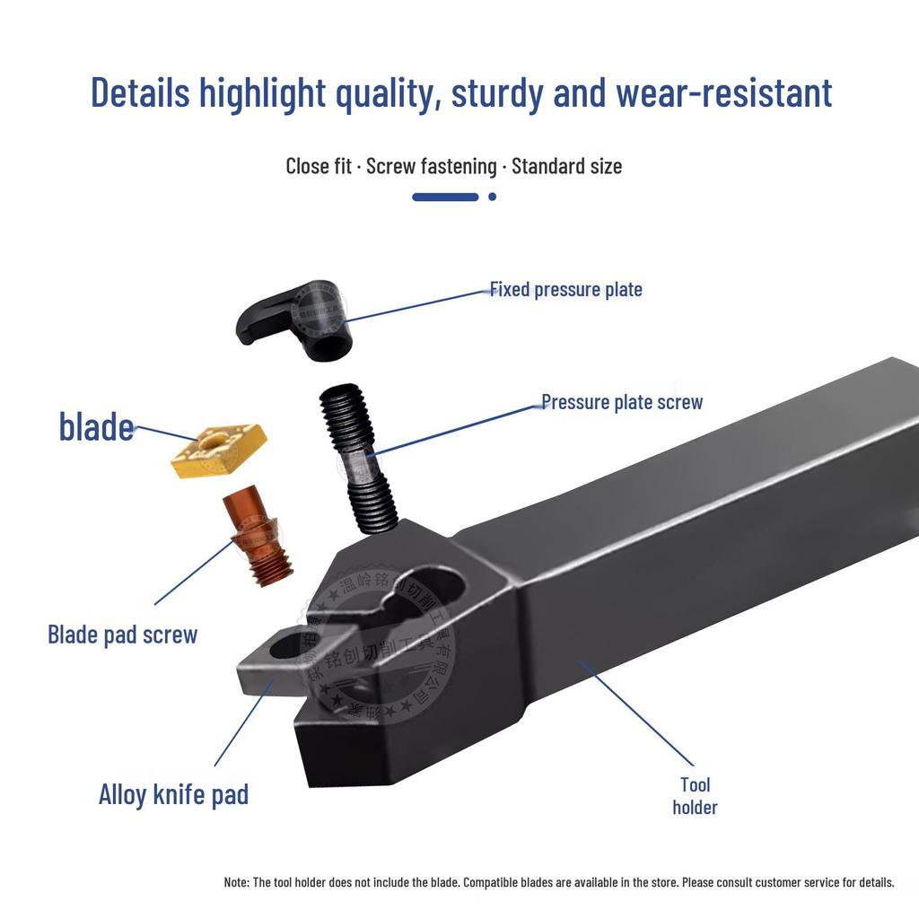 75° CNC External Turning Tool Holder - MSKNR/MSKNL1616H12 3232P12