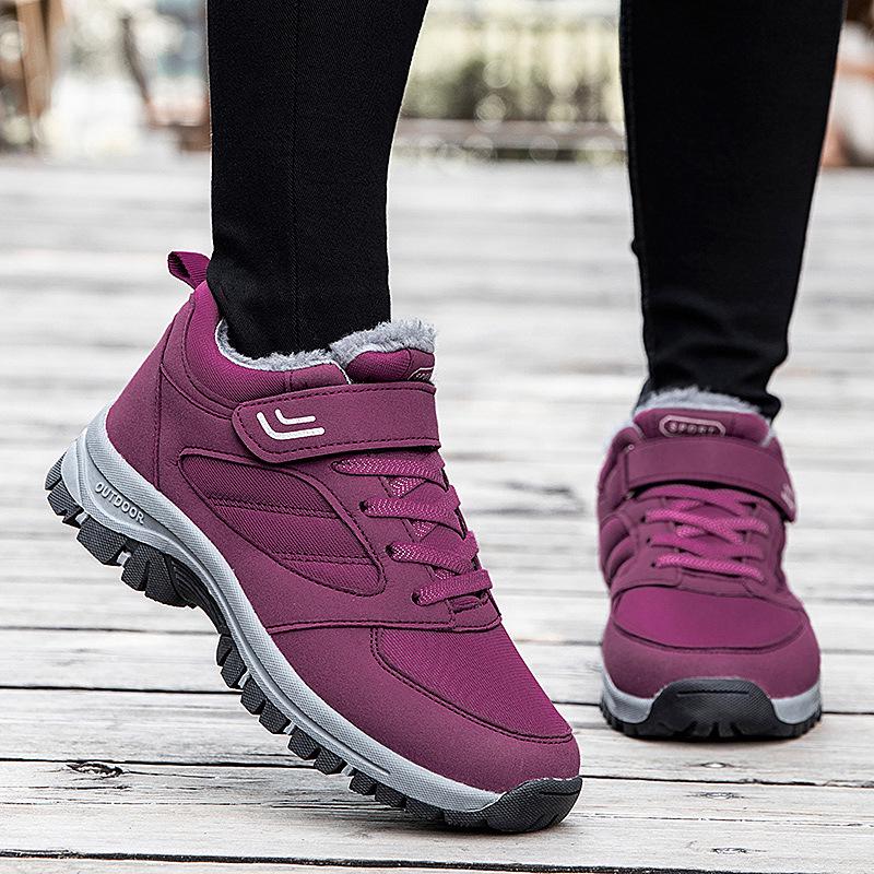 Elderly Men’s & Women’s Autumn Casual Shoes: Comfortable Cotton Walking Shoes for Middle-Aged & Seniors, One-Piece Delivery.