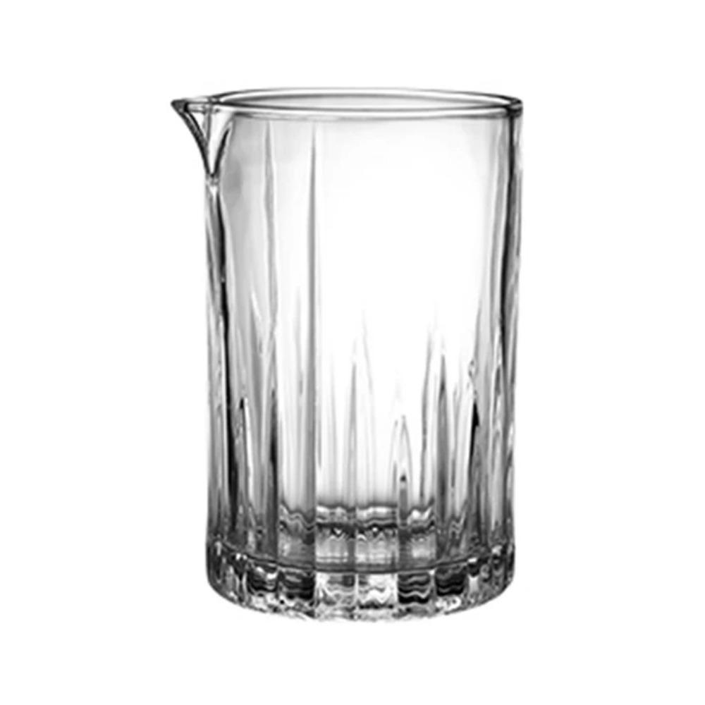 Cocktail Mixing Glass Bartender Beaker Cocktail Stirring Glass with Thick Weighted Bottom Professional Bar Beaker Mixing Glass