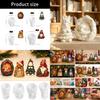 Christmas Casting Form for DIY Winter Table Projects, Flexible Pouring Tool with Deep Relief Detail, 1