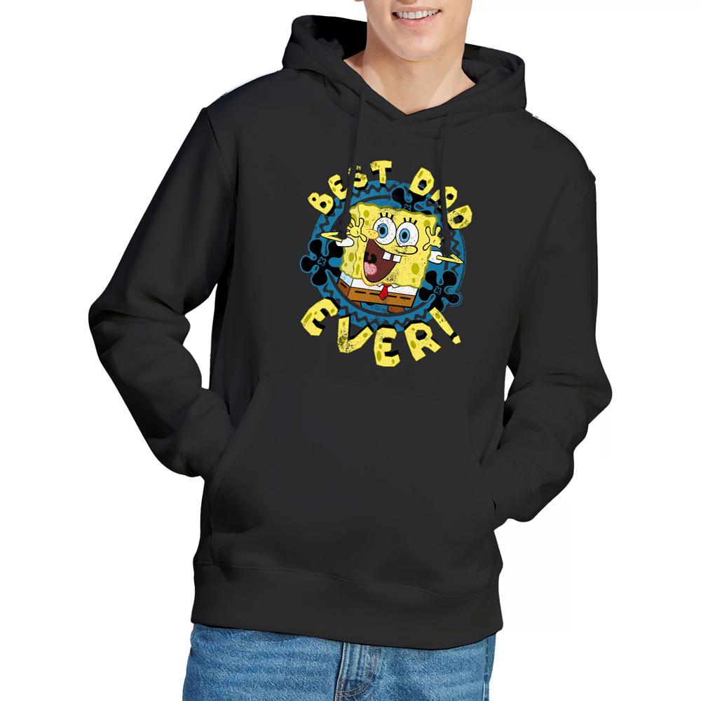 SpongeBob SquarePants Mens Best Dad Ever Fathers Day Hoodie