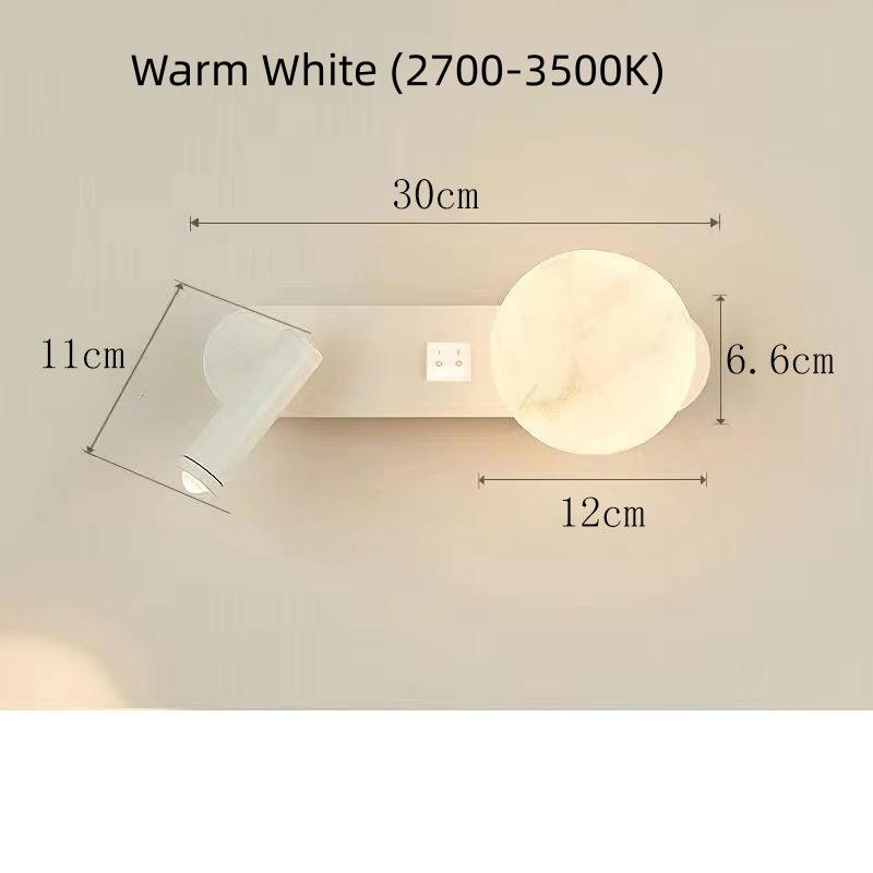 Modern Minimalist Wall Lamp Black/White Living Room Sofa Background Wall Decorative Lamp Luxury Bedroom Bedside Reading Light