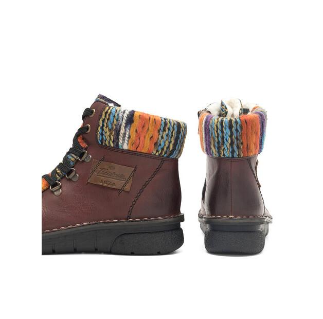 Burgundy Rieker Ankle Boots 73343-35
