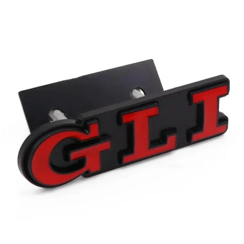3D Metal Car Letters GLI Logo Rear Trunk Front Grill Badge Emblem Sticker Decals For Jetta MK2 MK4 MK5 MK6 MK7 MK8