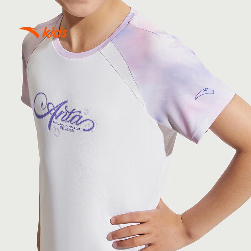 Anta Kids' Girls' Summer Breathable Round Neck T-Shirt