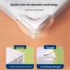 Steel Silicone Transparent Anti-collision Corner Protector for Children's Safety - Coffee Table Edge Guard Buffer