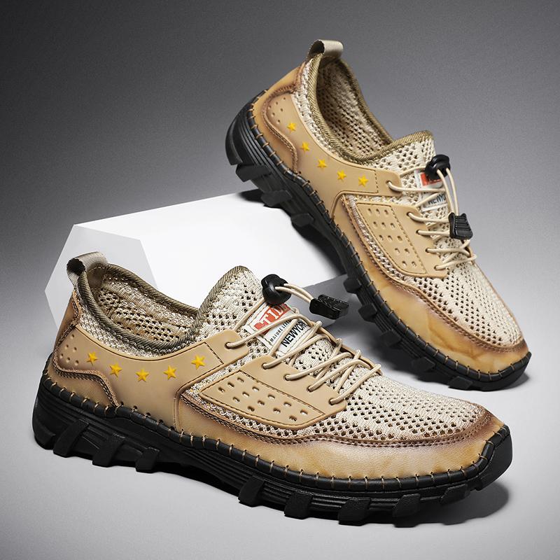 Men's Casual Sneakers Beach Sandals Hole Shoes Outdoor Casual Shoes Summer