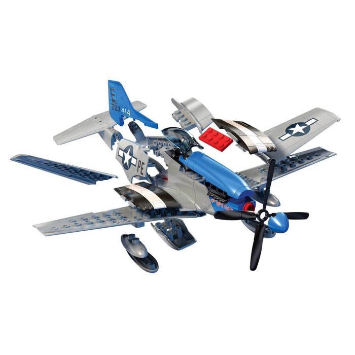 Maquette - airfix - p-51d mustang - pré-coloré - enfant - 5 ans et plus